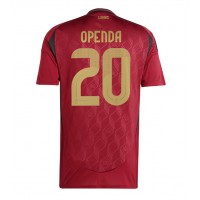 Echipament fotbal Belgia Lois Openda #20 Tricou Acasa European 2024 maneca scurta